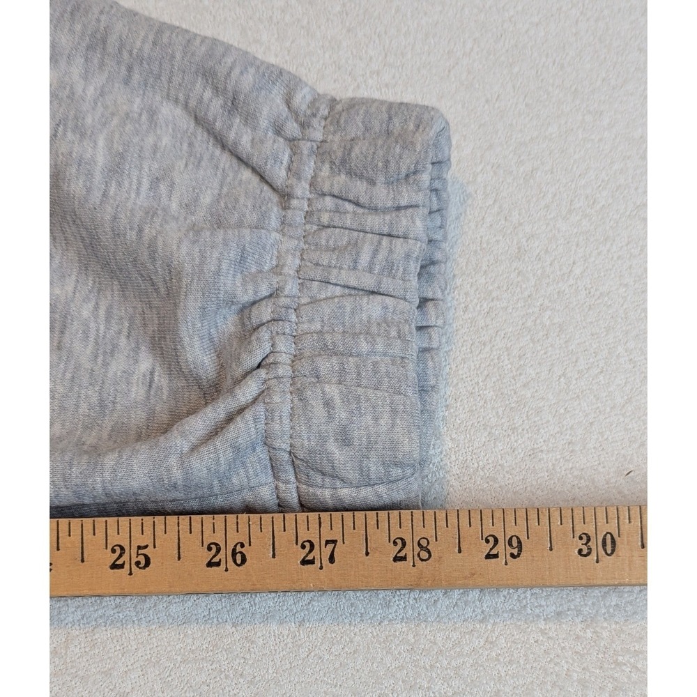 No Boundaries Mens Heathered Grey Fleece Jogger Pants Drawstring Size L 36-38 - Picture 10 of 10